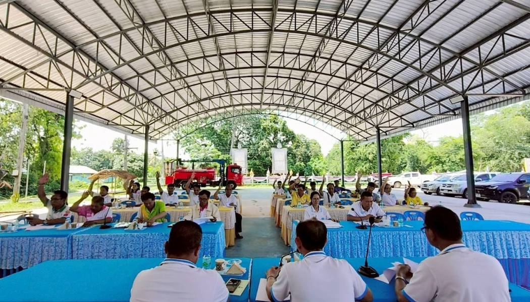 งานสวัสดิการชุมชนฯ จัดประชุมกองทุน สวัสดิการชุมชนตำบลแวงดง ไตรมาสที่ 1/2568